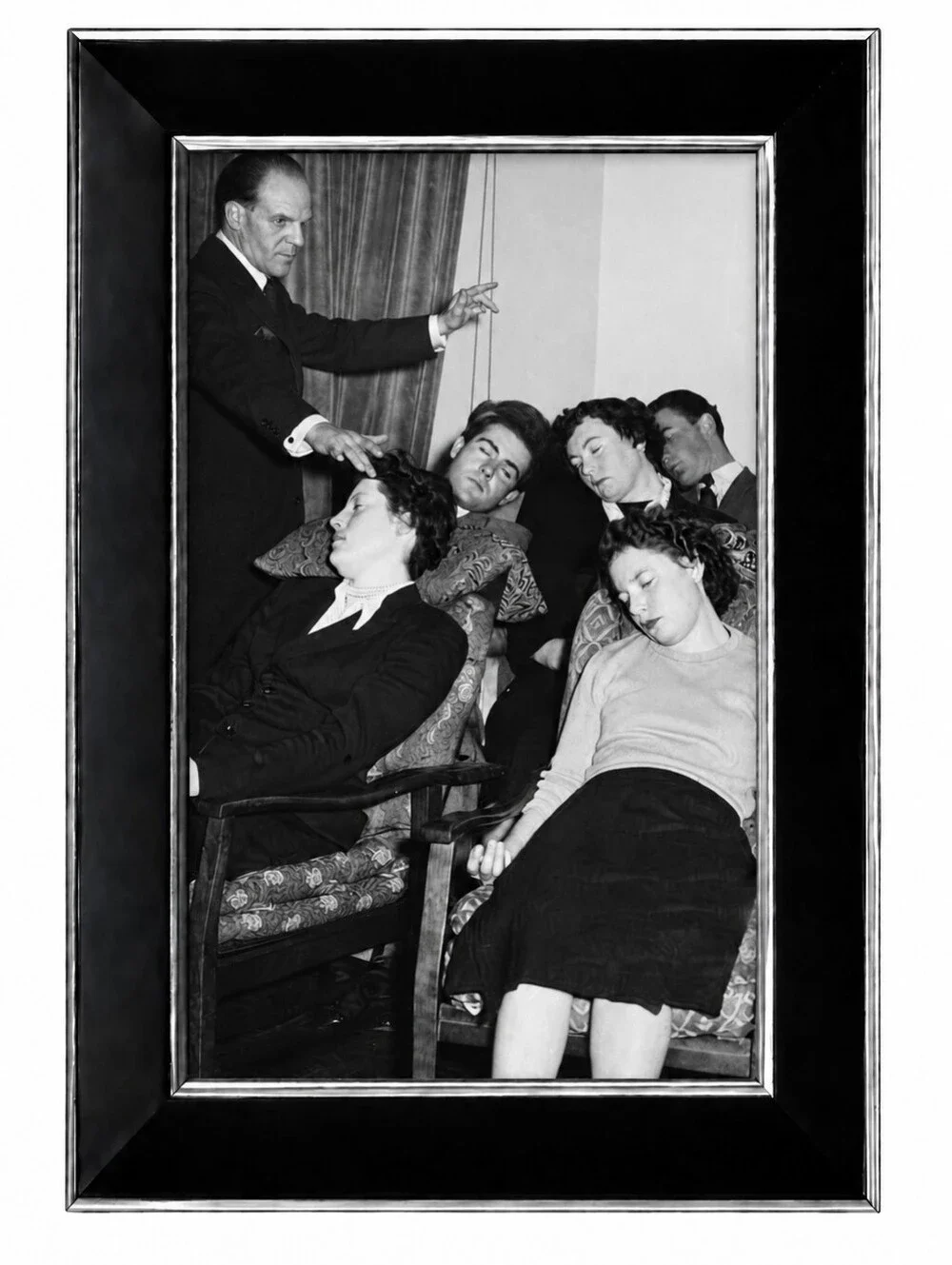 Vintage  Hypnotism Seance Witchy WitchCraft Decor Goth Punk Roclabilly Decor Art